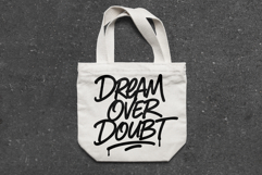 Dream Over Doubt Handstyle Graffiti Script SVG Vector Product Image 2