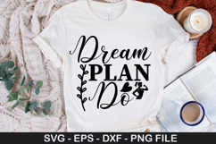Dream plan do - Strong Woman SVG Design Product Image 1