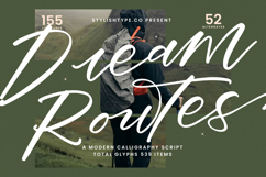 Dream Routes - Modern Calligraphy Script Product Image 1