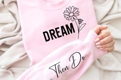 Dream Sleeve SVG Design, Encouragement SVG Product Image 3