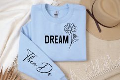 Dream Sleeve SVG Design, Encouragement SVG Product Image 2