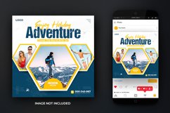 Dream Travel Adventure Vacation and Tours Instagram Template Product Image 2