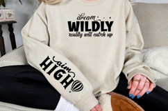 Dream wildly reality will catch up Sleeve SVG Design Product Image 2