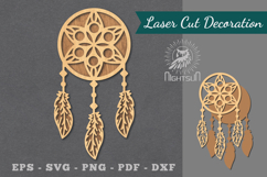 Dreamcatcher Laser Cut Decoration Product Image 1