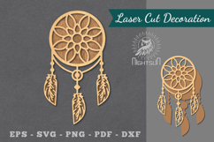 Dreamcatcher Laser Cut Decoration Product Image 1