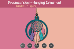 Hanging Dreamcatcher Ornament Product Image 2