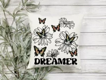 Dreamer Sublimation | Butterflies and Daisies PNG Product Image 3