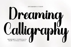 Dreaming Calligraphy Product Image 1