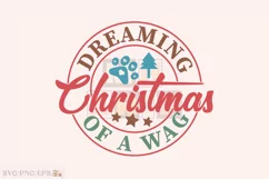 Christmas Funny Dog Saying SVG t-shirt Design Product Image 1