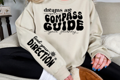 Dreams are your compass guide your journey Sleeve SVG Design Product Image 2