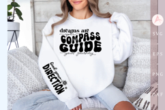 Dreams are your compass guide your journey Sleeve SVG Design Product Image 1