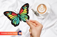 Dreamy Butterfly Sticker, Pastel Butterfly Sticker Product Image 1
