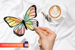 Dreamy Butterfly Sticker, Pastel Butterfly Sticker Product Image 1