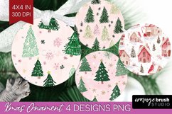 Dreamy Christmas Ornament PNG - Christmas PNG Sublimation Product Image 1