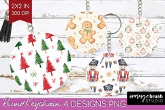 Dreamy Christmas Keychain PNG - Christmas Keychain Product Image 1