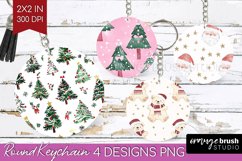 Dreamy Christmas Keychain PNG - Christmas Keychain Product Image 1