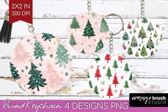 Dreamy Christmas Keychain PNG - Christmas Keychain Product Image 1