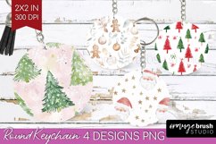 Dreamy Christmas Keychain PNG - Christmas Keychain Product Image 1