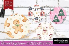 Dreamy Christmas Keychain PNG - Christmas Keychain Product Image 1