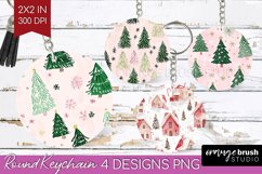Dreamy Christmas Keychain PNG - Christmas Keychain Product Image 1