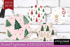 Dreamy Christmas Keychain PNG - Christmas Keychain Product Image 1