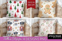 Dreamy Christmas Pillow Sublimation - Christmas Pillow Cover Product Image 1