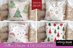 Dreamy Christmas Pillow Sublimation - Christmas Pillow Cover Product Image 1