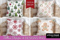 Dreamy Christmas Pillow Sublimation - Christmas Pillow Cover Product Image 1