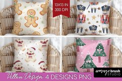 Dreamy Christmas Pillow Sublimation - Christmas Pillow Cover Product Image 1