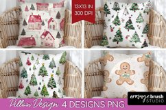 Dreamy Christmas Pillow Sublimation - Christmas Pillow Cover Product Image 1
