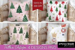 Dreamy Christmas Pillow Sublimation - Christmas Pillow Cover Product Image 1