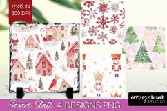 Dreamy Christmas Slate PNG - Christmas Square Slate Product Image 1