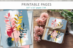 floral journal pages, artistic background Product Image 4