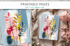 floral journal pages, artistic background Product Image 1