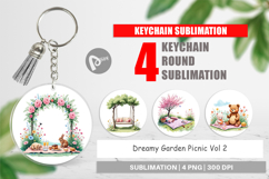 Keychain Dreamy Garden Picnic Product Image 1