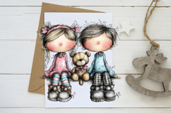Dreamy Sweetheart Valentine Clipart Product Image 3