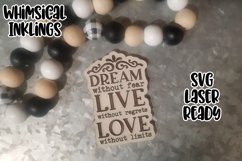 Dream Without Fear Magnet Laser SVG Product Image 1