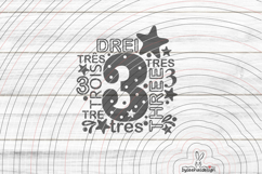 Three Cutting File SVG DXF Product Image 1