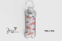 Dressage Horse Lip Balm Holder Sublimation Design Product Image 2