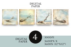 Driftwood Scrapbook Square Paper Junk Journal