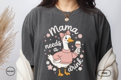 Funny Goose Wine, Mother's Day Png Product Image 2