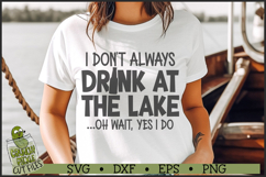 Drink At The Lake SVG File Product Image 1