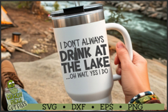 Drink At The Lake SVG File Product Image 2
