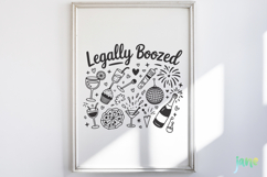 Drink Doodle SVG Sublimation Product Image 2