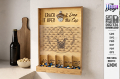 Drink Drop Board Plinko Bar Game Laser Cut | Party Game SVG Product Image 1