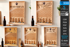 Drink Drop Bar Games Plinko Bundle | Beer Cap Drop Boards Product Image 1