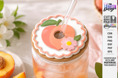 Drink Lid Toppers Laser Cut Bundle | Acrylic Tumbler Tag SVG Product Image 4
