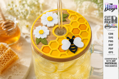 Drink Lid Toppers Laser Cut Bundle | Acrylic Tumbler Tag SVG Product Image 5