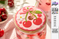 Drink Lid Toppers Laser Cut Bundle | Acrylic Tumbler Tag SVG Product Image 6