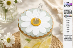 Drink Lid Toppers Laser Cut Bundle | Acrylic Tumbler Tag SVG Product Image 9